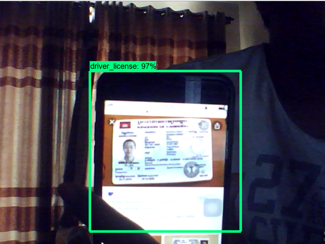 Driver License Detection